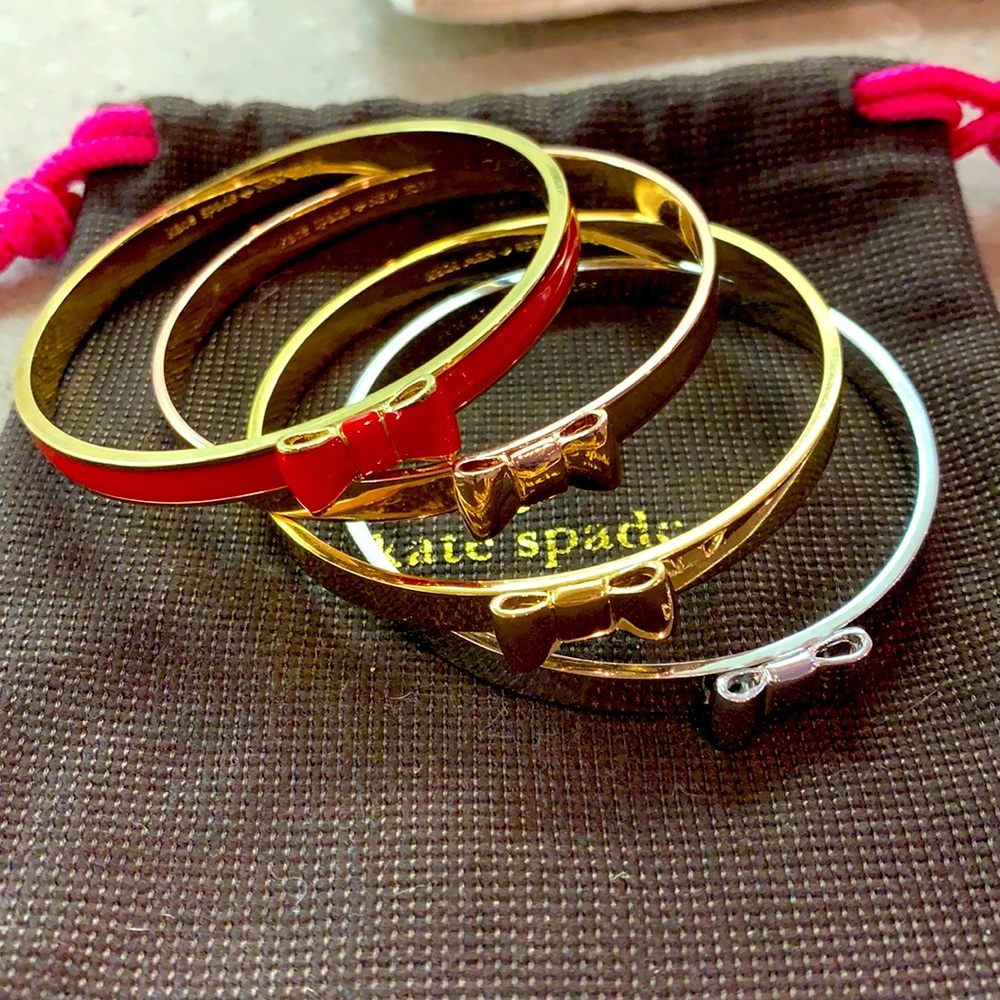 Set of Kate Spade Bow Bracelets